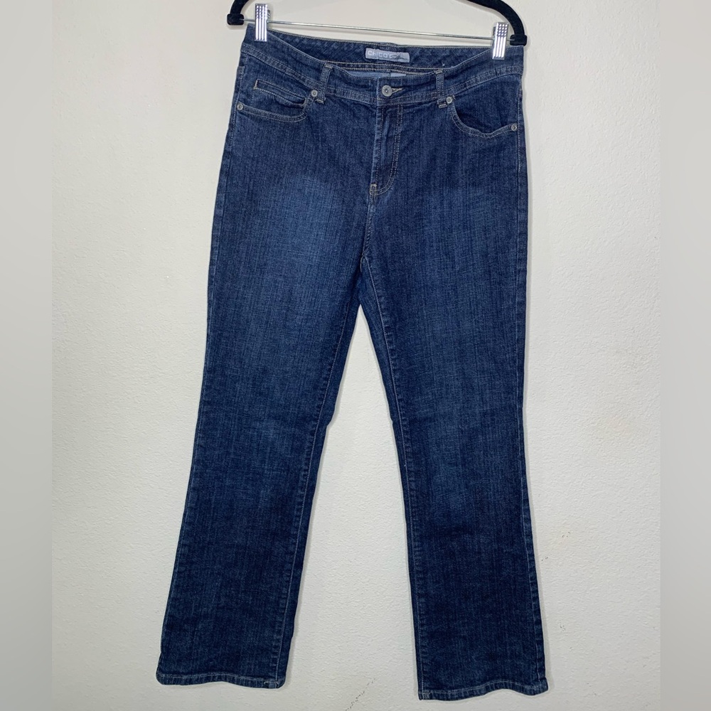 Chico’s Platinum Quartz WS Jeans, Size 0.5 (6)Short